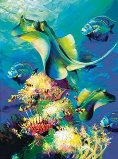 236x316 Sea Creatures Aquarium Life Creatures, Ocean - Ocean Animal Painting