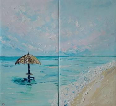 375x343 Ocean Beach Painting Paintings For Sale Saatchi Art - Ocean Beach Painting
