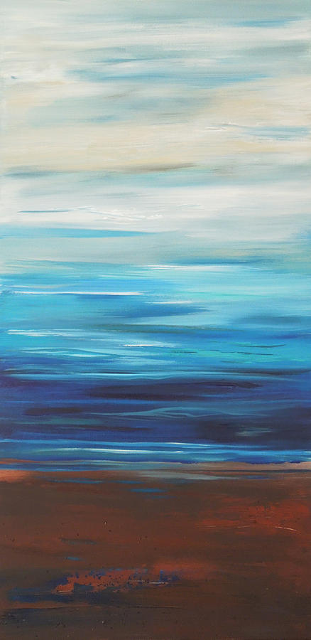 438x900 Ocean Breeze Painting By Kari Powell - Ocean Breeze Painting