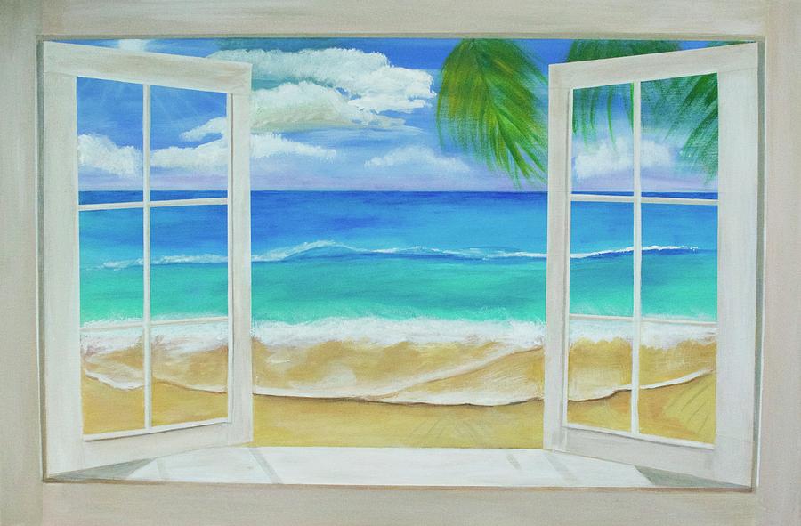 900x591 Ocean Breeze Painting By Marianne Eichenbaum - Ocean Breeze Painting