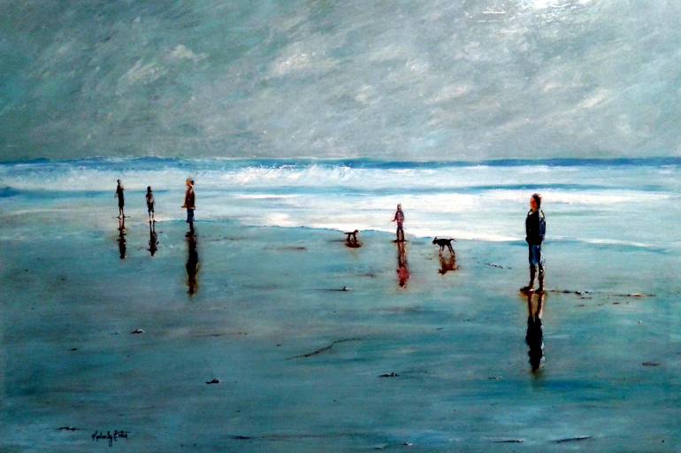 770x512 Saatchi Art Ocean Breeze Painting By Kimberly Eaton - Ocean Breeze Painting