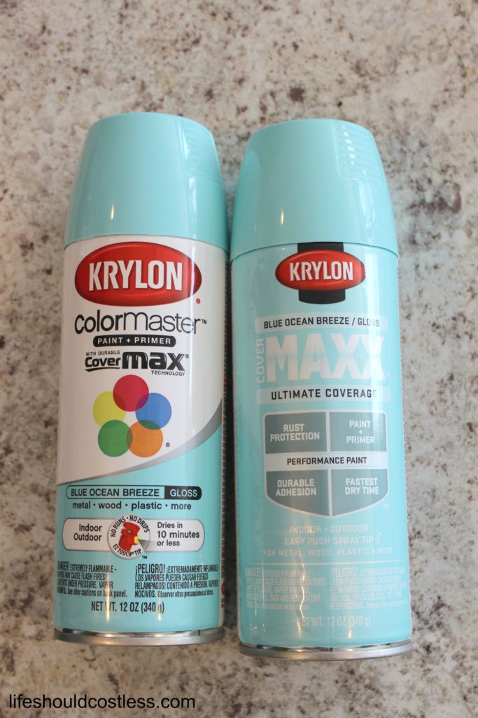 683x1024 Krylon Blue Ocean Breeze Spray Paint Looks Like Tiffany Blue - Ocean Breeze Painting