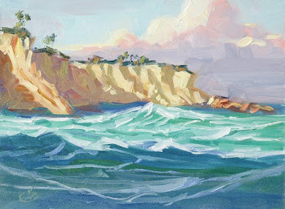400x293 Tom Brown Fine Art Ocean Landscape, Oil Painting By Tom Brown - Ocean Landscape Painting