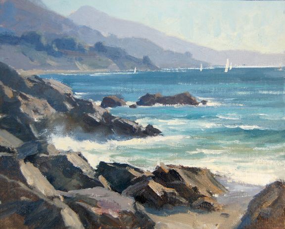 576x462 The 142 Best Ocean Paintings Images On Paisajes - Ocean Landscape Painting