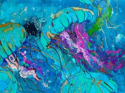 250x186 Ocean Life Paintings - Ocean Life Painting