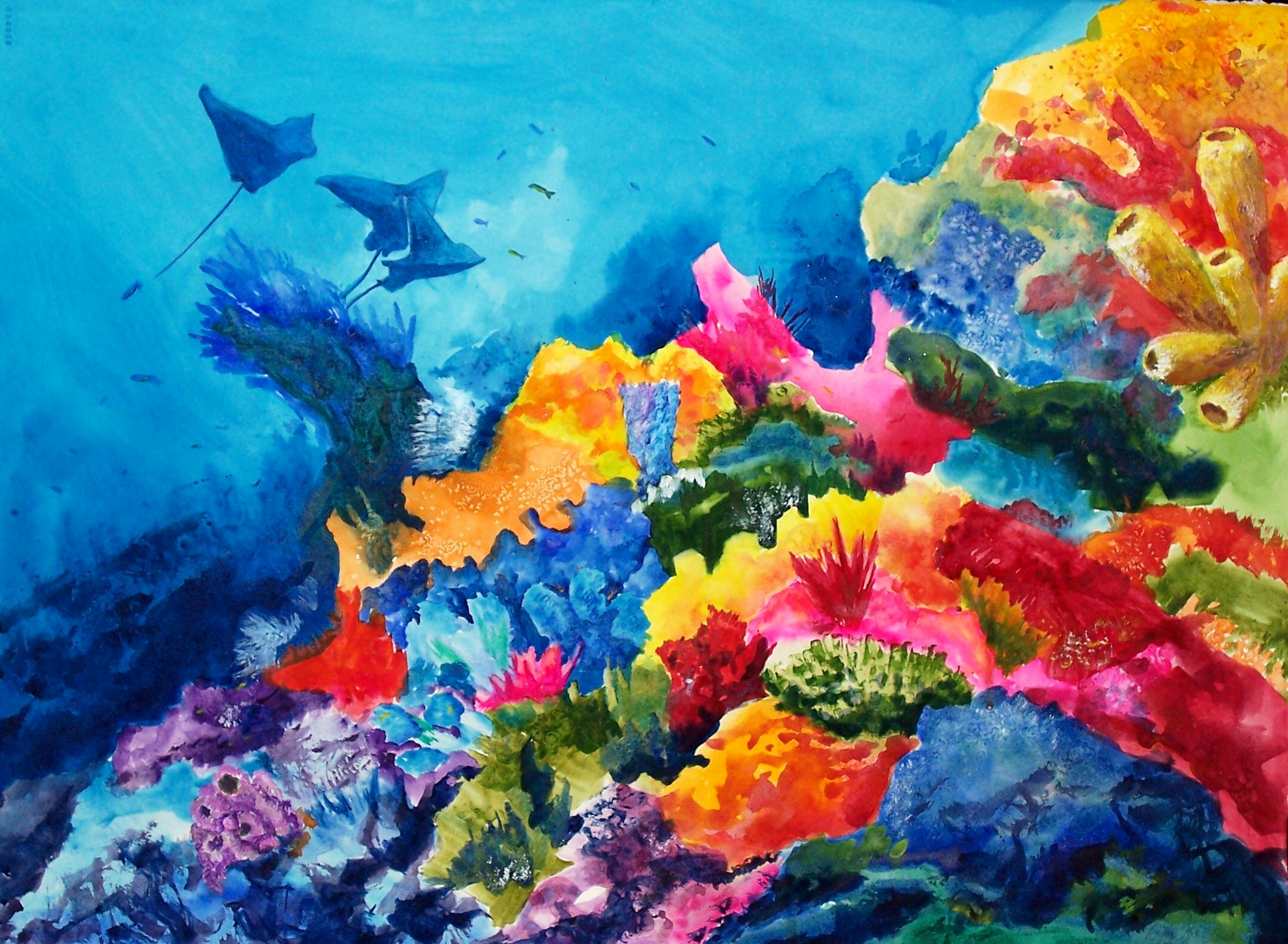 2148x1575 Ocean Life Art Group - Ocean Life Painting