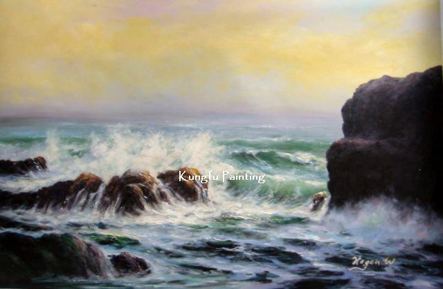 640x418 2018 100% Hand Painted High Quality Canvas Ocean Waves Oil - Ocean Oil Painting