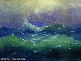 320x241 River, Ocean Oil Paintings Amp Canvas Art Sell Online. High Quality - Ocean Oil Painting On Canvas