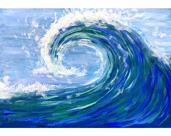 Ocean Painting at PaintingValley.com | Explore collection of Ocean Painting