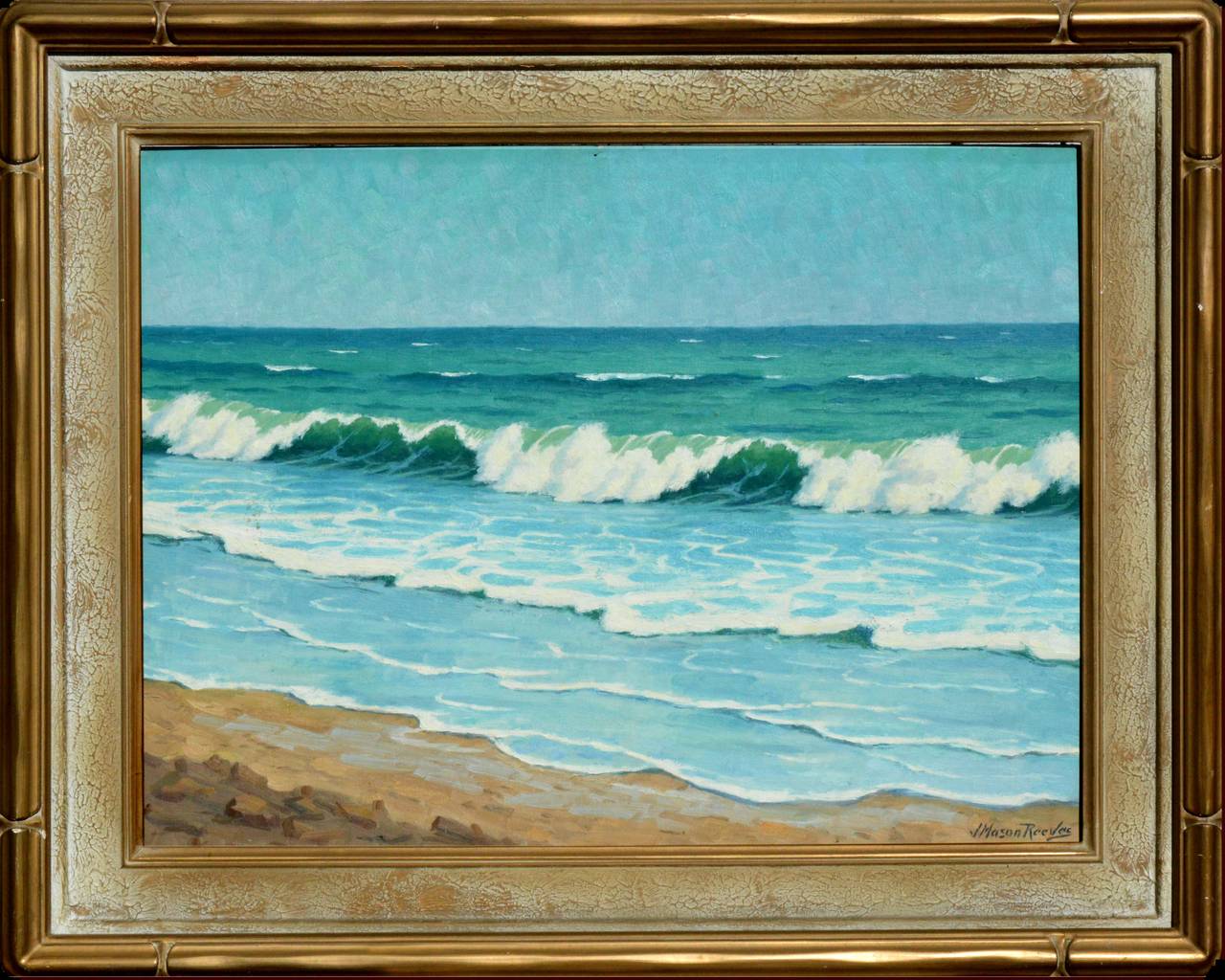 1280x1024 Joseph Mason Reeves, Jr. - Ocean Scene Painting