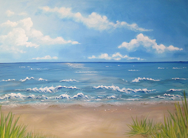 Ocean Scene Painting at PaintingValley.com | Explore collection of ...