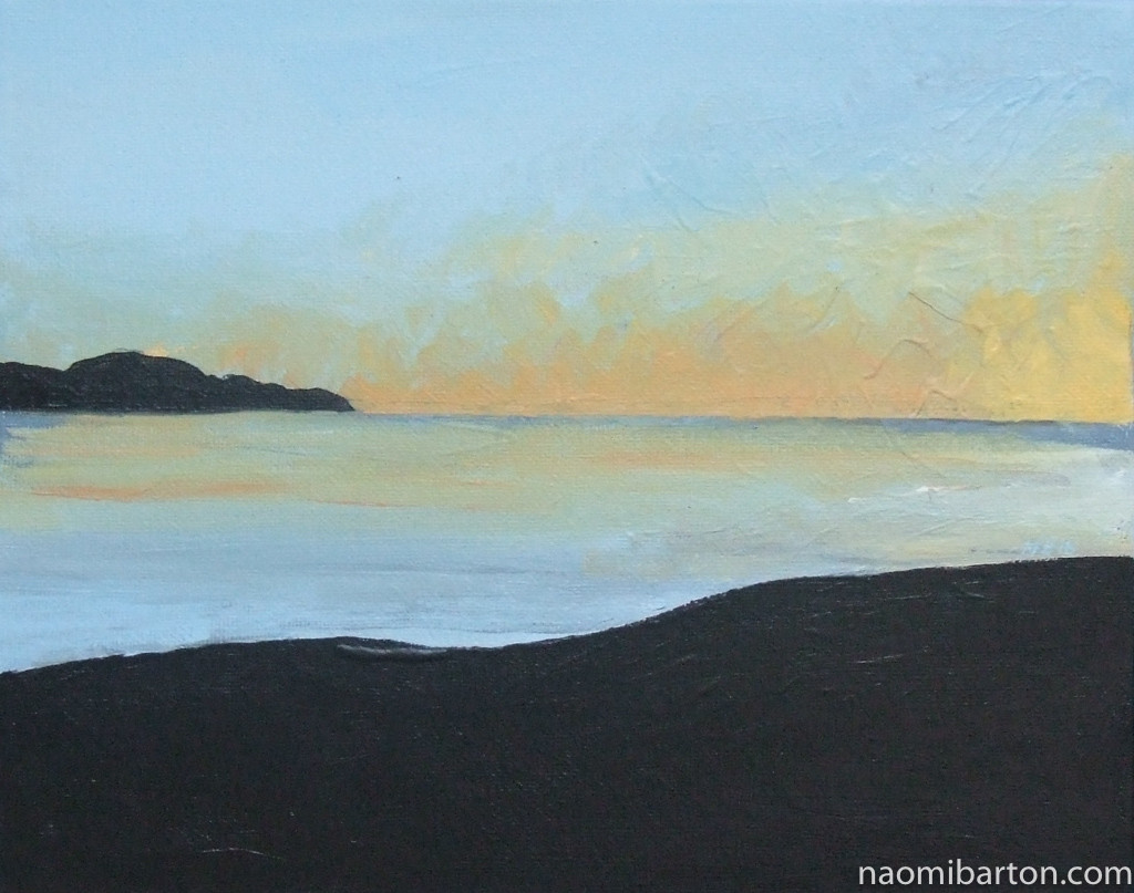 1024x807 Ocean Sunrise - Ocean Sunrise Painting