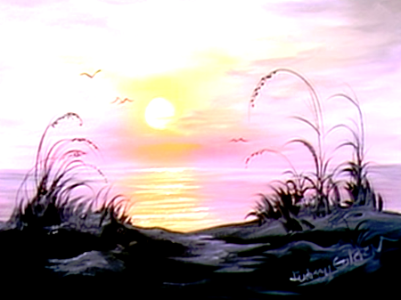 450x337 Ocean Sunrise - Ocean Sunrise Painting