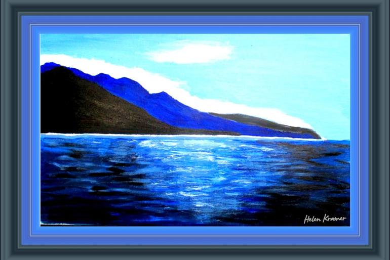770x514 Saatchi Art Ocean View Painting By Helen Kramer - Ocean View Painting