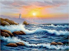 236x176 Nature, Ocean, Photography, Sand, Sky - Ocean View Painting