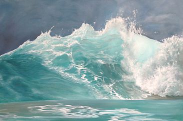 366x242 Ocean Wave - Ocean Waves Painting