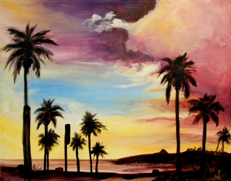 770x603 Saatchi Art Oceanside Painting By Jennifer Doehring - Oceanside Painting