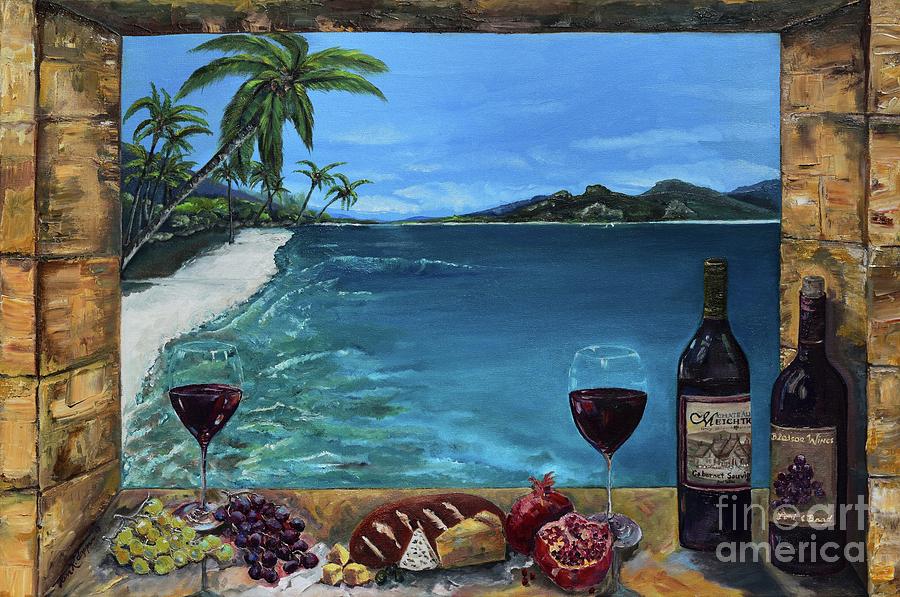 900x597 Wine Thirty - Oceanside Painting