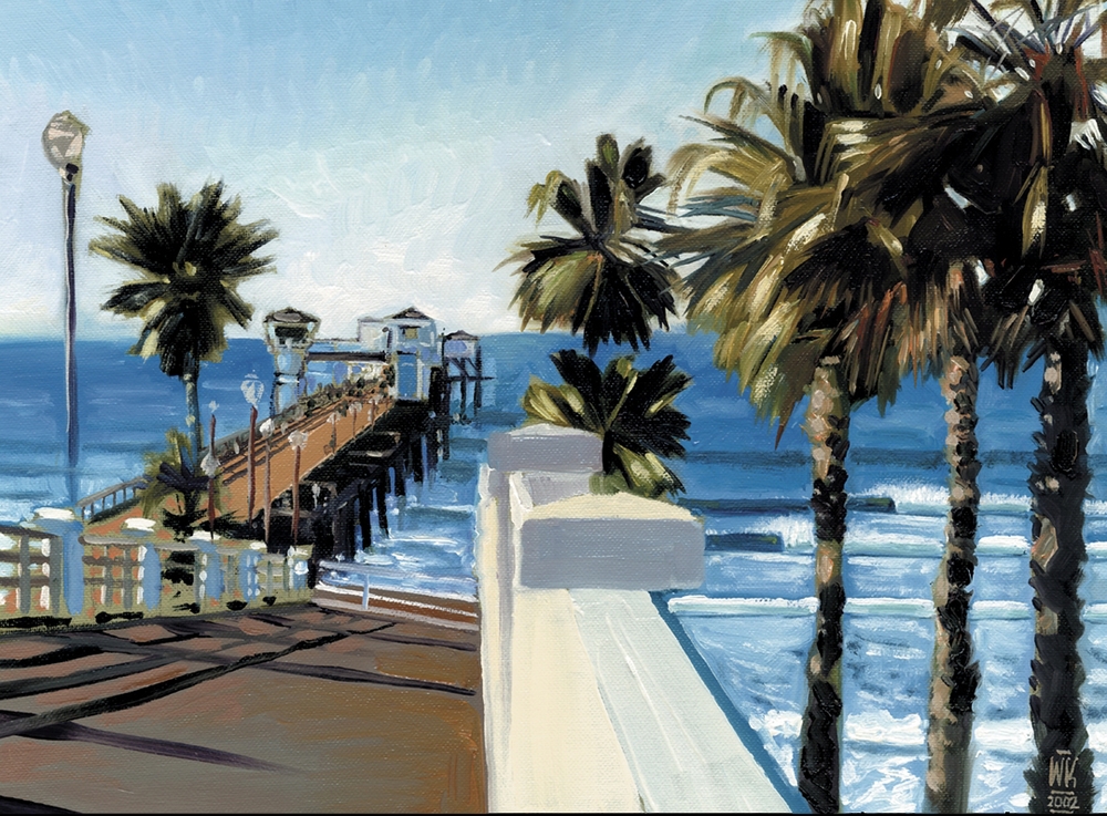 1000x737 California Landscapes Wade Koniakowsky - Oceanside Painting
