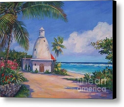 506x437 Oceanside Paintings Caribbean Paintings - Oceanside Painting