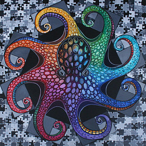 300x300 Octagon Paintings Fine Art America - Octagon Painting