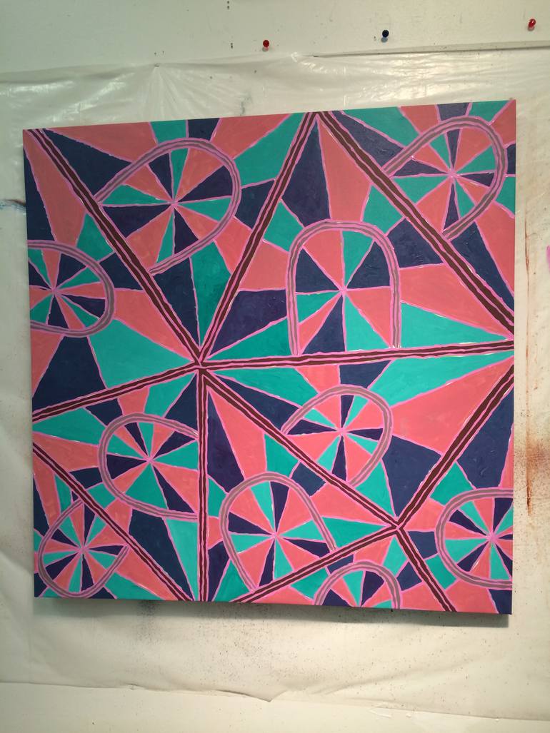 770x1027 Saatchi Art Octagon Painting By Louis Vega Trevino - Octagon Painting
