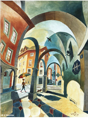 300x400 Vesselin Vassilev - Octagon Painting