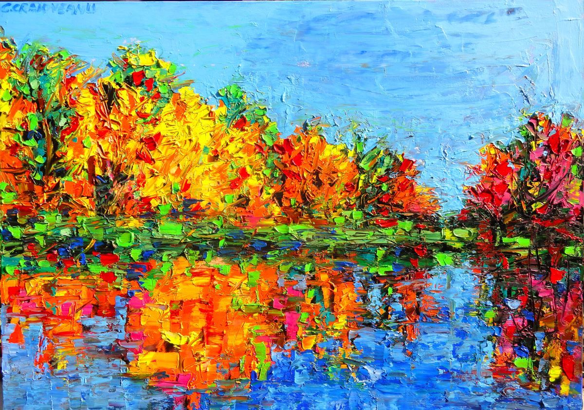 1200x843 October Painting By Costin Craioveanu - October Painting