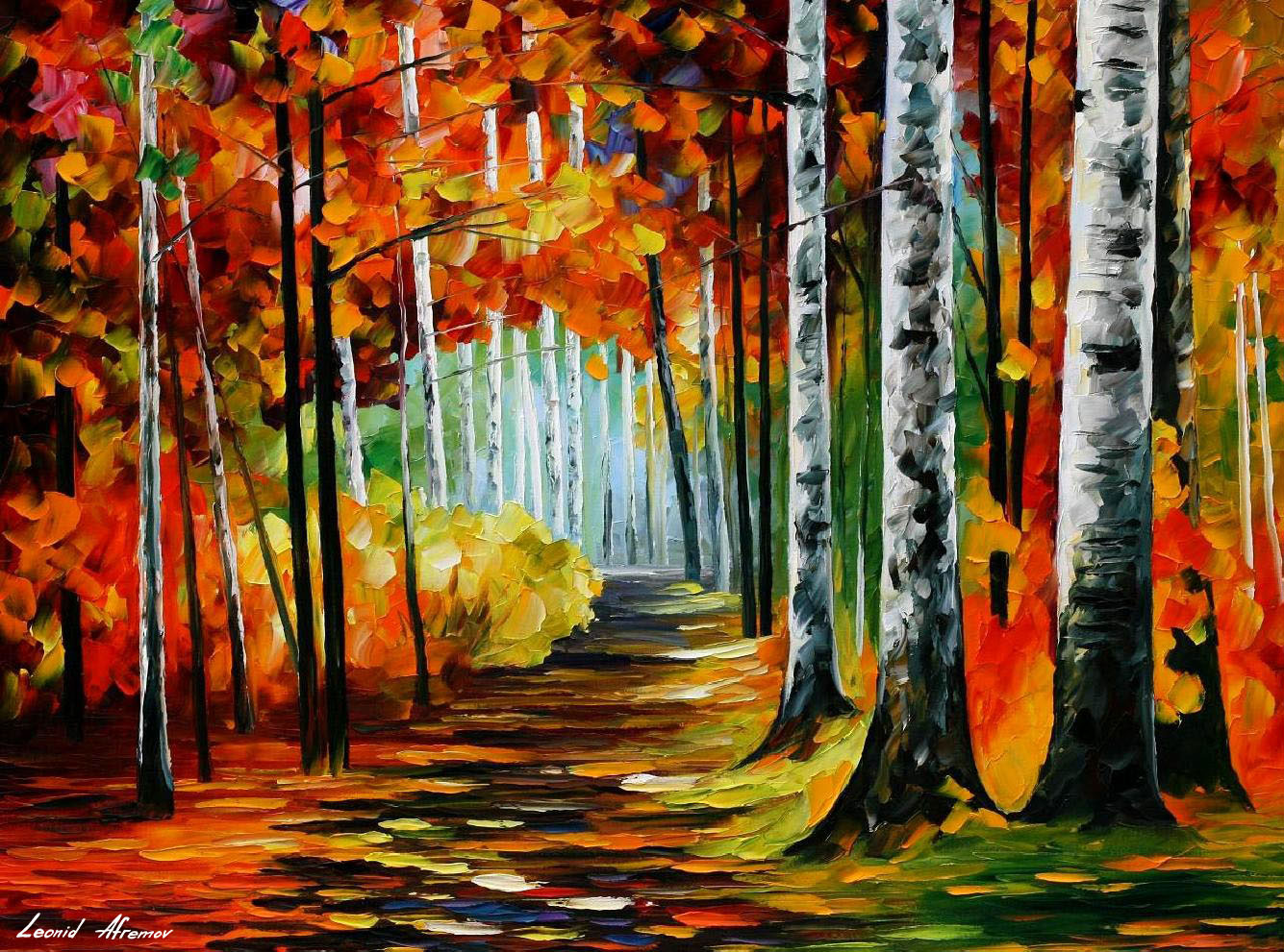 October Painting at PaintingValley.com | Explore collection of October ...