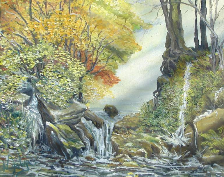 770x609 Saatchi Art October On Dartmoor Painting By Martyn White - October Painting