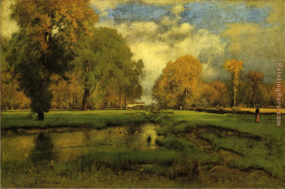 980x652 George Inness October Painting Anysize 50% Off - October Painting