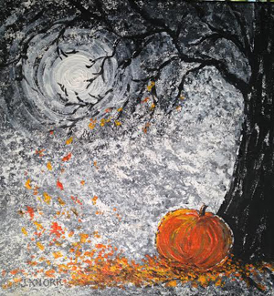 300x325 Jan October Painting 300 Deer Creek Winery - October Painting