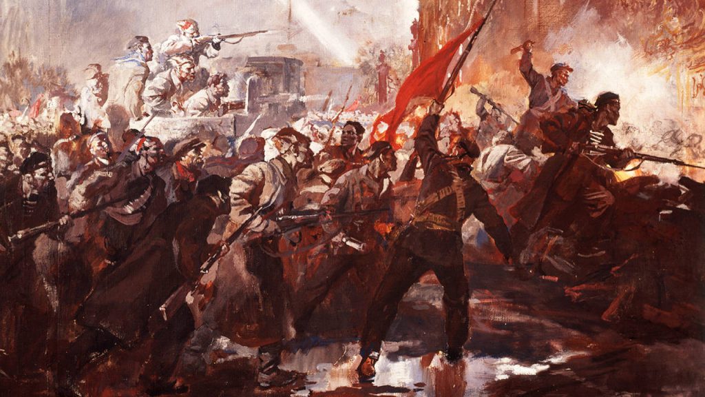 1024x576 Misunderstanding The Russian Revolution - October Revolution Painting