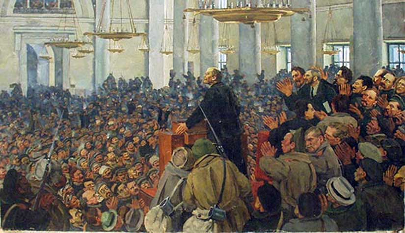 825x476 Pukhtunkhwa Times Bolshevik Revolution 98 Years - October Revolution Painting