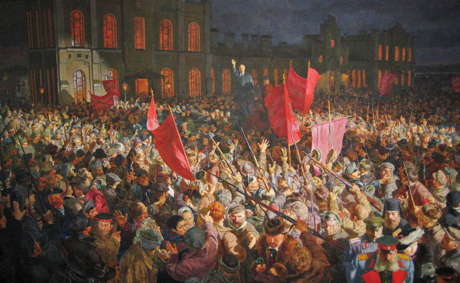1537x945 The Russian Revolution - October Revolution Painting