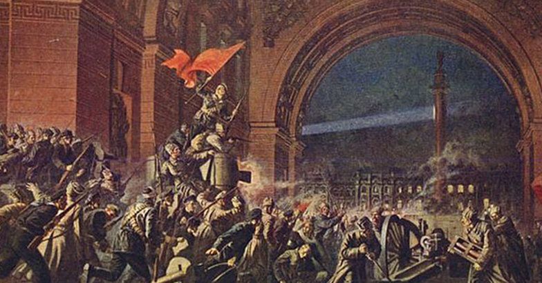 784x410 All Power To The Soviets The Great - October Revolution Painting