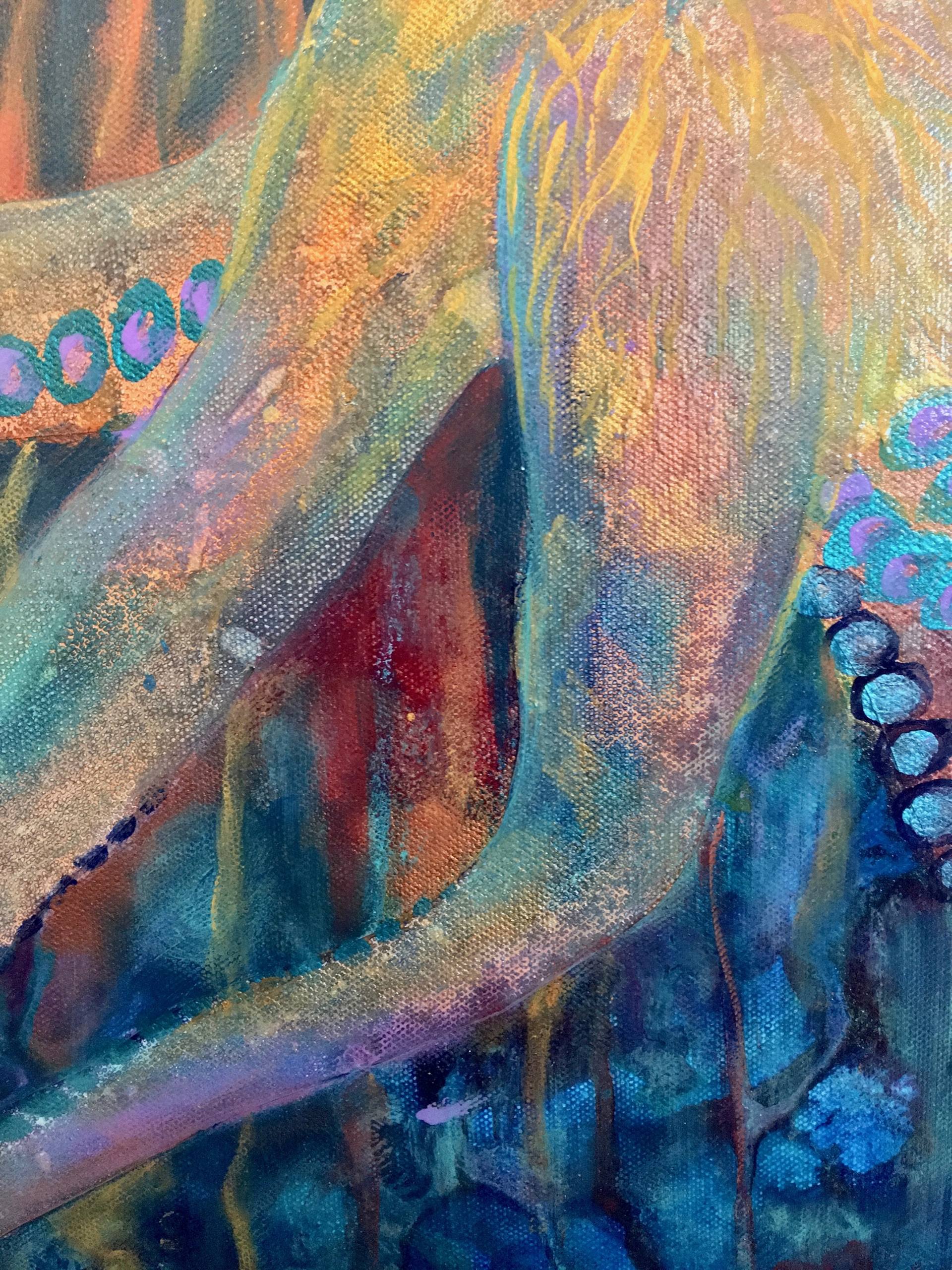 1920x2560 Saatchi Art Octopus Unfurled Acrylic Painting Large 24 X 24 - Octopus Acrylic Painting