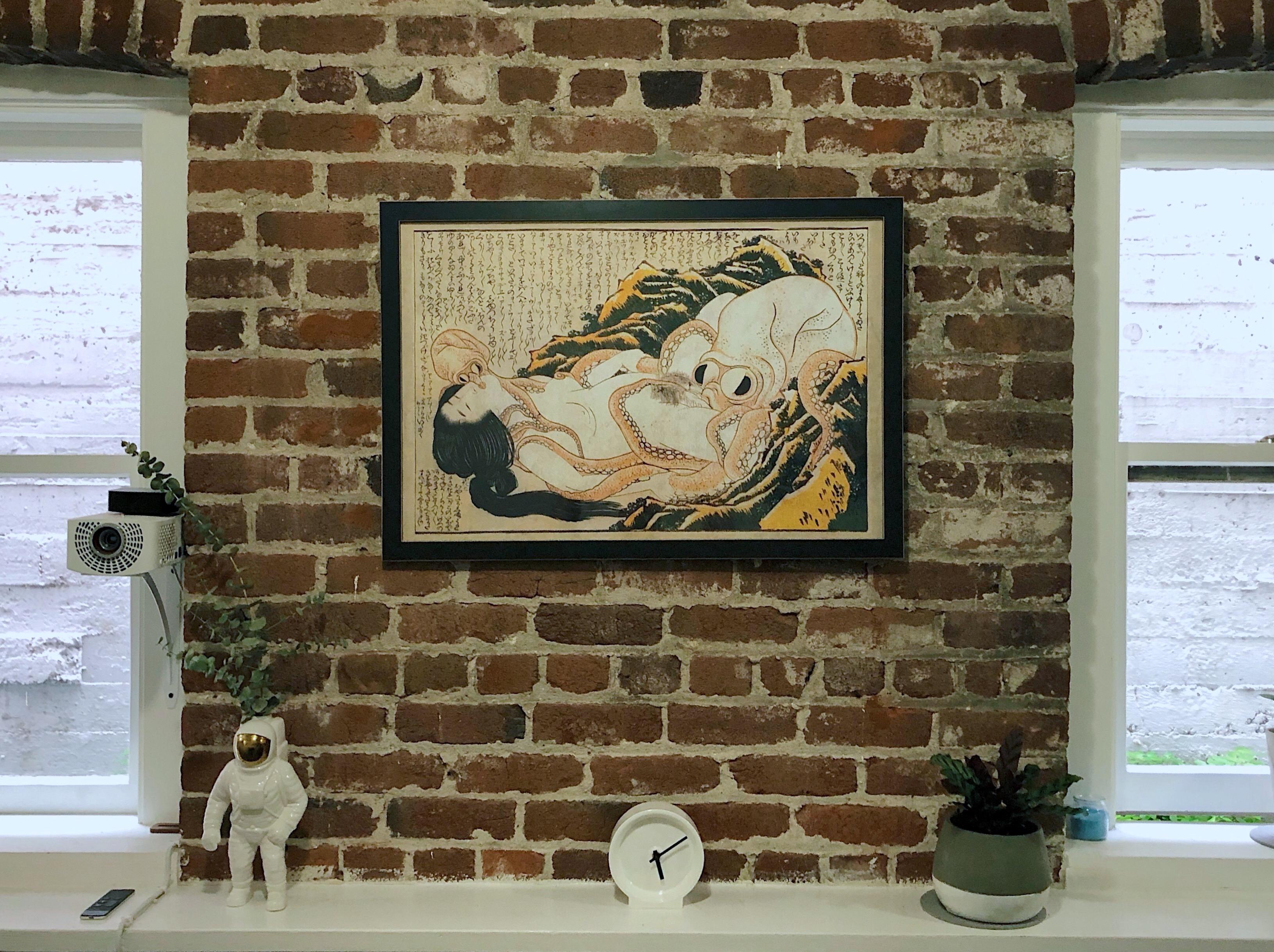 3264x2440 It's An Octopus Pleasuring A Lady Madmen - Octopus And Woman Painting