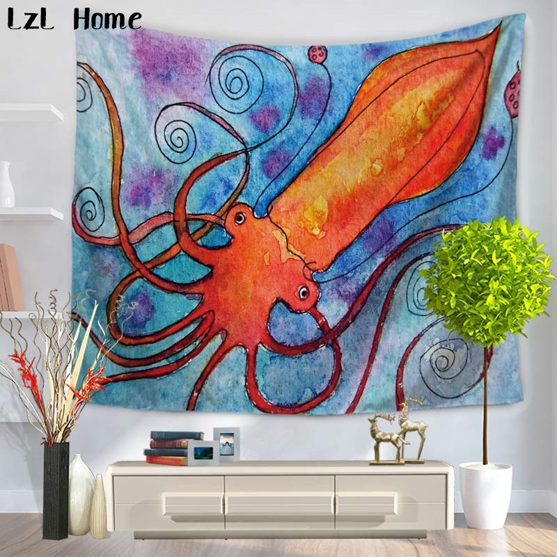 Octopus Oil Painting at PaintingValley.com | Explore collection of