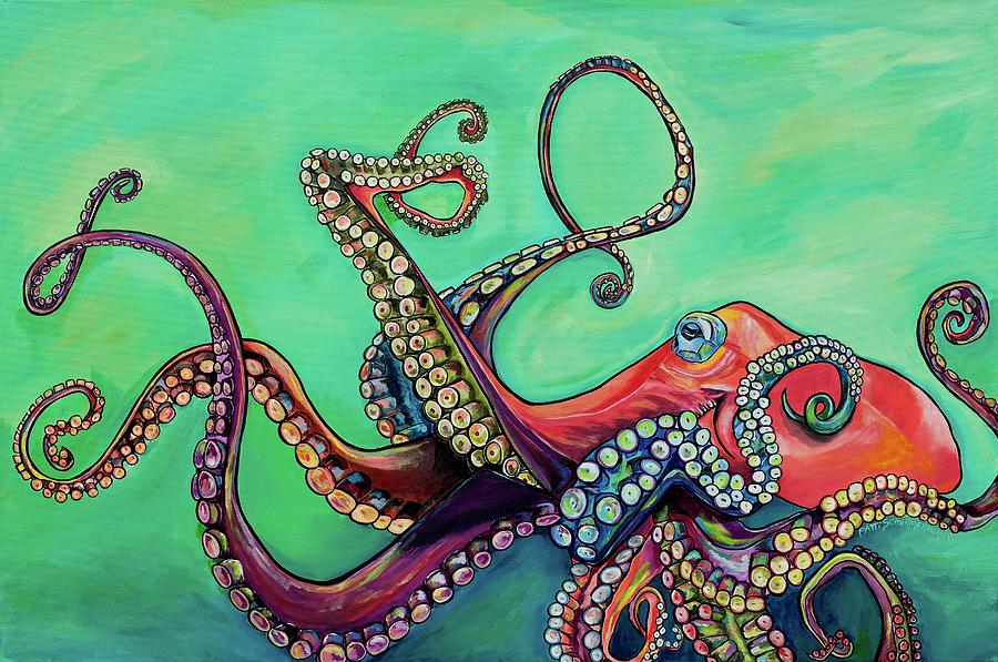 Octopus Painting at PaintingValley.com | Explore collection of Octopus ...