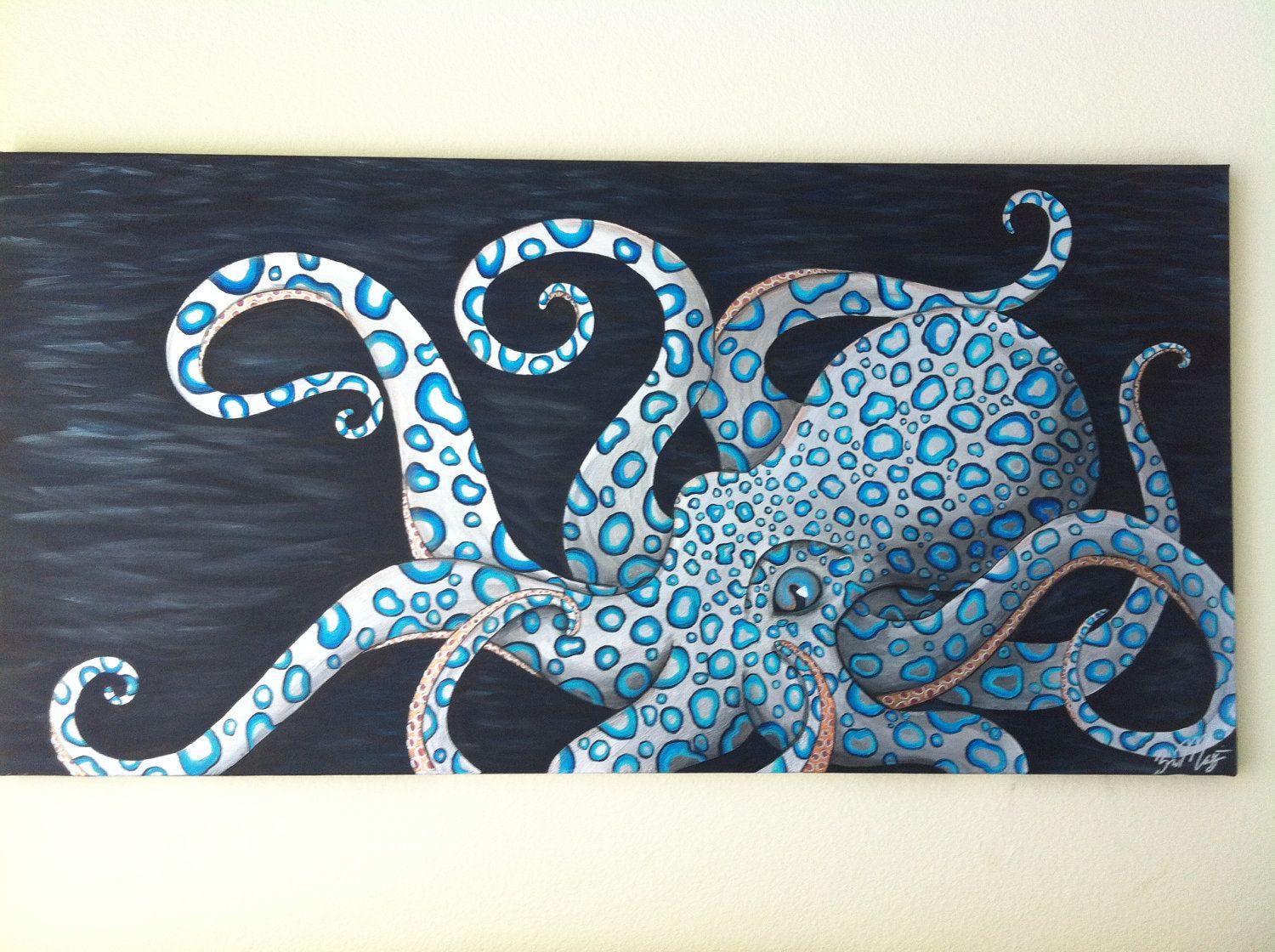 1500x1120 Octopus Painting - Octopus Painting