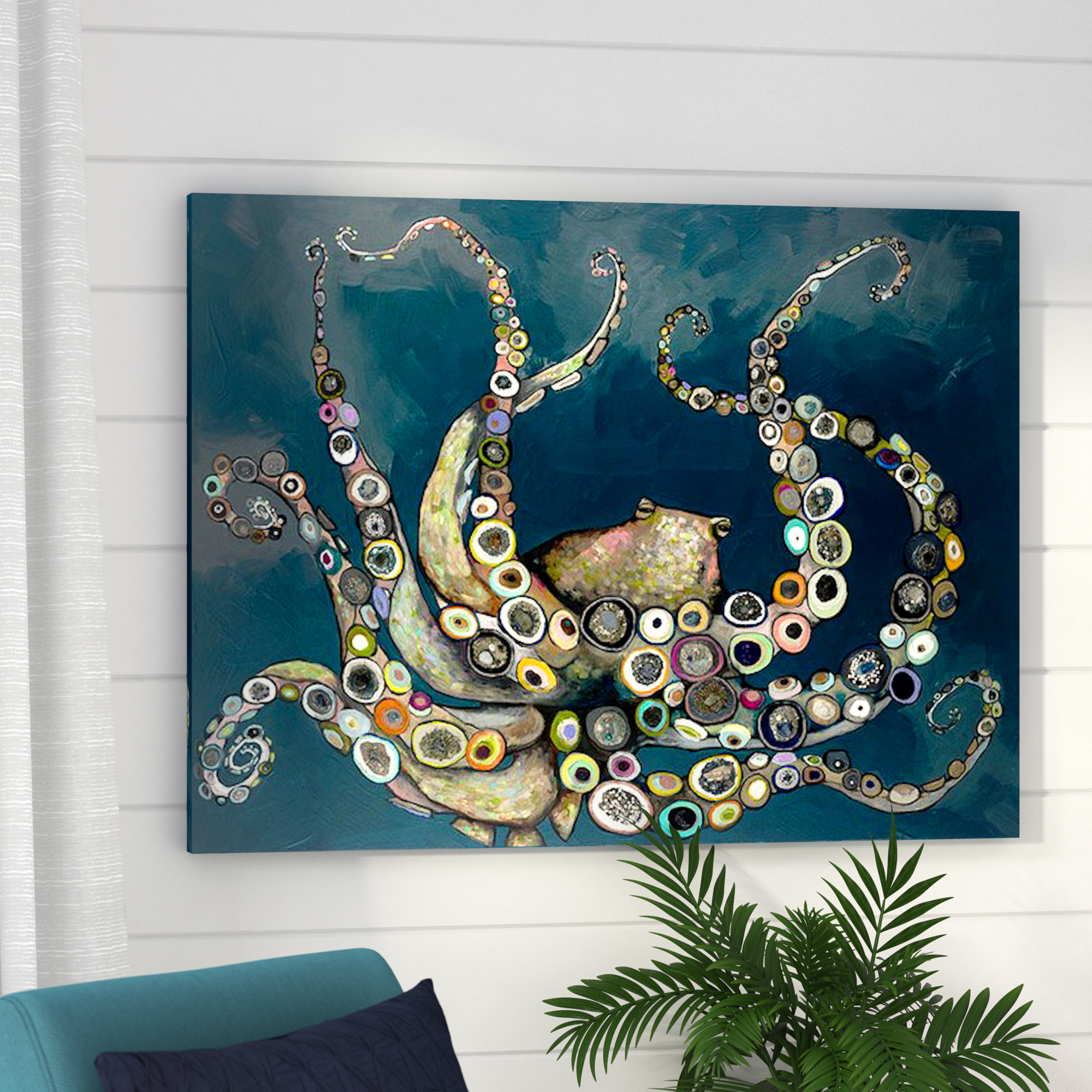 2000x2000 Beachcrest Home - Octopus Painting On Canvas