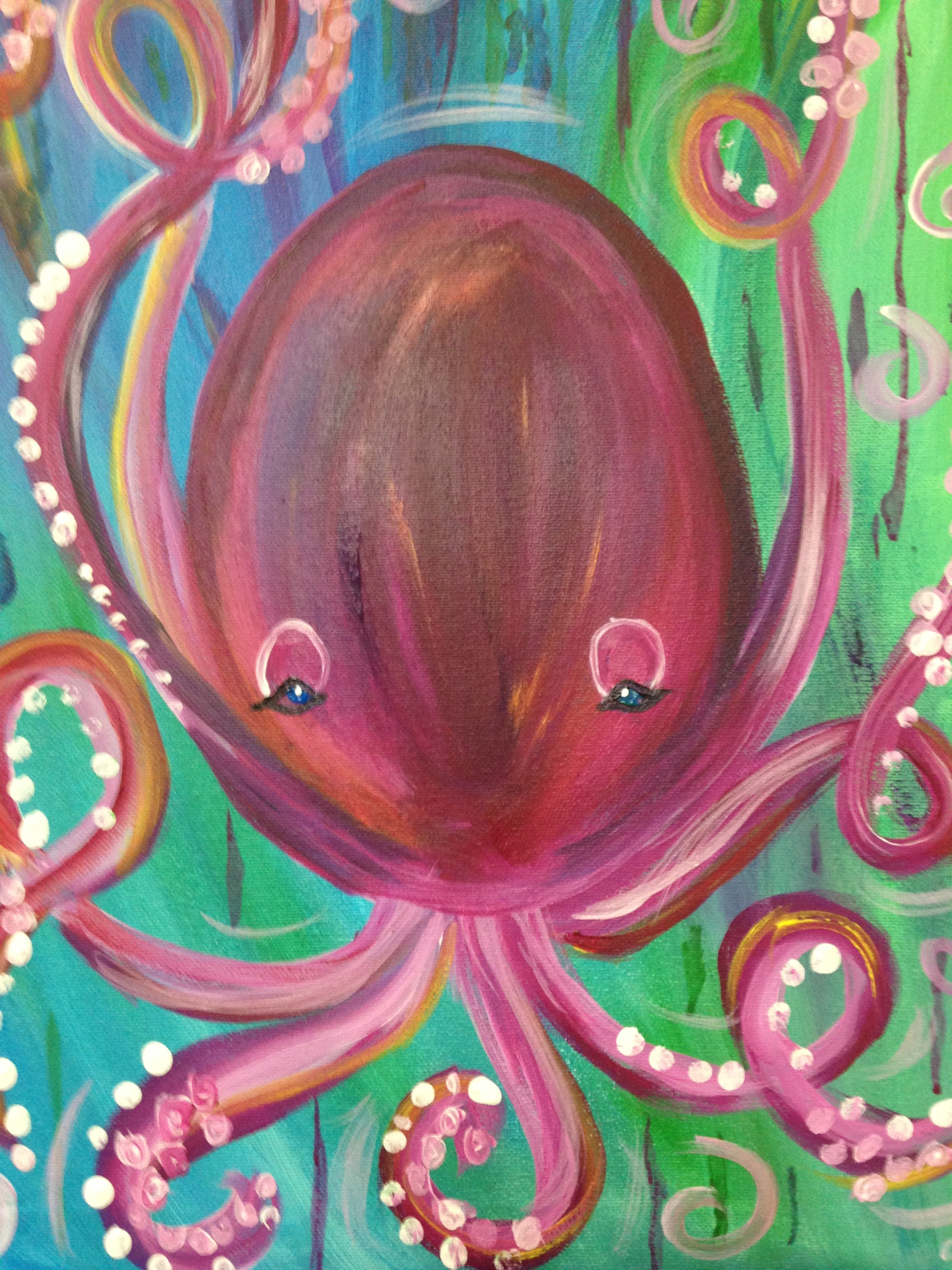 2448x3264 Creative Spirits Canvas Painting - Octopus Painting On Canvas
