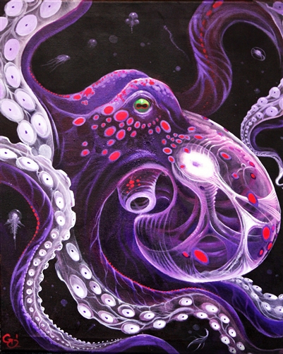401x501 Eight Arms Of Inspiration The Octopus Art Project Book - Octopus Tentacles Painting