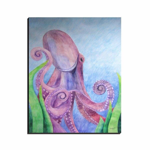 600x600 Octopus - Octopus Watercolor Painting