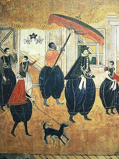 400x533 Yasuke Was A Samurai Of Black African Origin Who Served Under - Oda Nobunaga Painting
