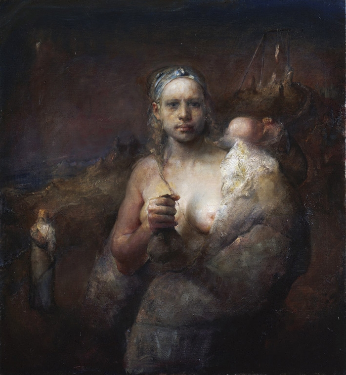 700x758 Odd Nerdrum 1944 ~ Figurative Painter Tutt'Art@ Pittura - Odd Nerdrum Painting