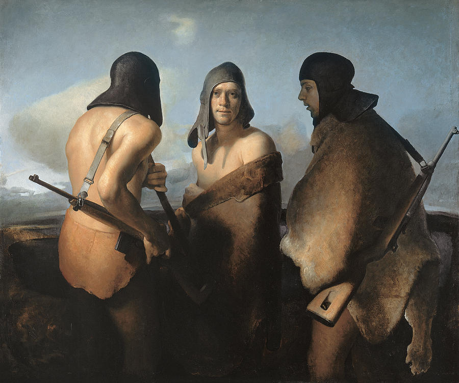 900x752 The Water Protectors Painting By Odd Nerdrum - Odd Painting