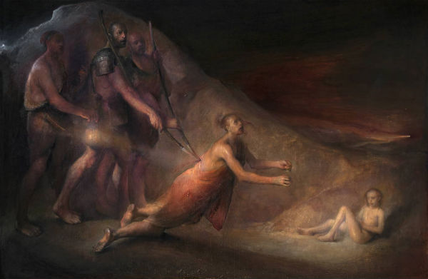 600x391 Combustusremember The Red Reflections On My Father's Work, By - Odd Painting