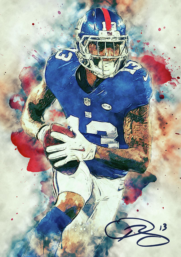 636x900 Odell Beckham Jr. Digital Art By Zapista - Odell Painting
